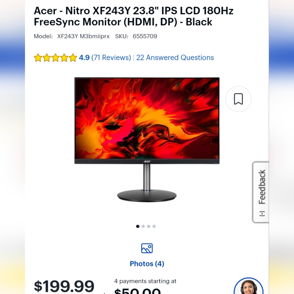 Gaming monitors